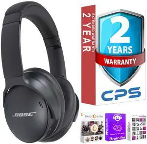 Bose QuietComfort SC Wireless Over-Ear Active Noise Canceling Headphones (Black) 884367-0900 with Soft Case + Software + 2 Year Warranty