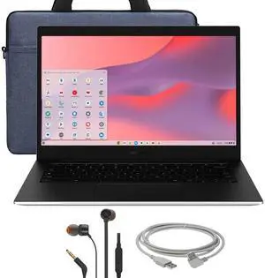 Samsung Galaxy Chromebook Go 14" LED Laptop - Intel Celeron- 4GB Memory - 128GB Storage Silver with Accessory Bundle
