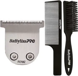 BaByliss Pro Replacement Trimmer Blade FX708Z For FX788 Trimmers with Fade Brush and 9" Comb