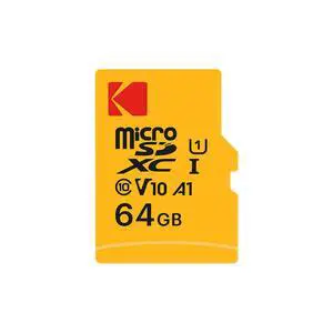 Kodak 64GB Premium Performance microSDXC Memory Card with SD Adapter Kodak 64GB Premium Performance microSDXC Memory Card with SD Adapter