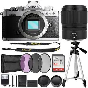 Nikon Z fc Mirrorless Digital Camera with NIKKOR Z 50mm f/1.4 Lens Complete Photography Bundle Nikon Z fc Mirrorless Digital Camera with NIKKOR Z 50mm f/1.4 Lens Complete Photography Bundle