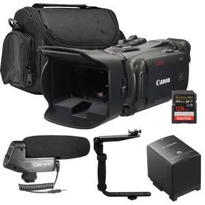 Canon XA60 Professional UHD 4K Camcorder PAL with Genuine Canon BP-820 Lithium-Ion Battery Pack Professional Video Bundle Canon XA60 Professional UHD 4K Camcorder PAL with Genuine Canon BP-820 Lithium-Ion Battery Pack Professional Video Bundle