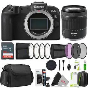 Canon EOS RP Mirrorless Digital Camera with RF 24-105mm f/4-7.1 IS STM Lens Complete Photography Bundle Canon EOS RP Mirrorless Digital Camera with RF 24-105mm f/4-7.1 IS STM Lens Complete Photography Bundle