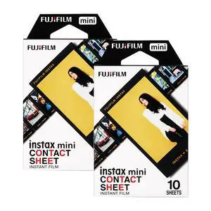 Fujifilm INSTAX Mini Contact Sheet Instant Film (10 Exposures) - 2 Pack Fujifilm INSTAX Mini Contact Sheet Instant Film (10 Exposures) - 2 Pack