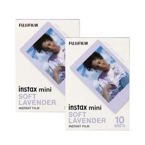 FUJIFILM instax mini Soft Lavender Instant Film (10 Exposures) - 2 Pack FUJIFILM instax mini Soft Lavender Instant Film (10 Exposures) - 2 Pack