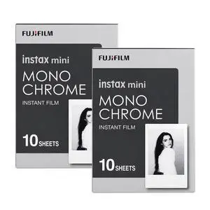 FUJIFILM instax mini Monochrome Instant Film (10 Exposures) - 2 Pack FUJIFILM instax mini Monochrome Instant Film (10 Exposures) - 2 Pack