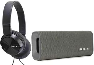 Sony ULT FIELD 3 Wireless Portable Bluetooth Speaker - Forest Gray (SRS-ULT30/H) with MDR-ZX110 On-Ear Wired Headphones (Black) Sony ULT FIELD 3 Wireless Portable Bluetooth Speaker - Forest Gray (SRS-ULT30/H) with MDR-ZX110 On-Ear Wired Headphones (Black)