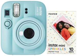 FUJIFILM INSTAX MINI 13 Instant Film Camera (Lagoon Green) with Instax Mini Instant Film (Sprinkles, 10 Exposures) FUJIFILM INSTAX MINI 13 Instant Film Camera (Lagoon Green) with Instax Mini Instant Film (Sprinkles, 10 Exposures)