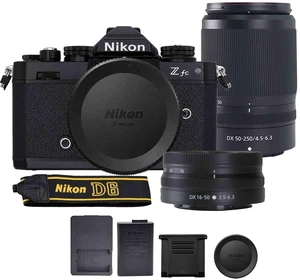 Nikon Z fc Mirrorless Camera with NIKKOR Z DX 16-50mm f/3.5-6.3 VR and NIKKOR Z DX 50-250mm f/4.5-6.3 VR Lens Nikon Z fc Mirrorless Camera with NIKKOR Z DX 16-50mm f/3.5-6.3 VR and NIKKOR Z DX 50-250mm f/4.5-6.3 VR Lens