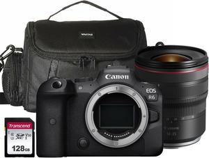 Canon EOS R6 Mirrorless Digital Camera with Canon RF 1435mm f4 L IS USM Lens Professional Bundle