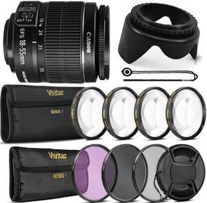 Canon EF-S 18-55mm f/3.5-5.6 IS II Lens&Top Accessory Bundle for Canon EOS T5 T6 T5i T6i