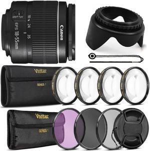 Canon EF-S 18-55mm f/3.5-5.6 III Lens&Top Accessory Bundle for Canon EOS T5 T6 T5i T6i