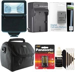 Replacement EN-EL14 Battery Deluxe Accessory Kit for Nikon D3200 D3300 D5200 D5300
