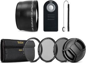 58mm Telephoto Lens + Accessory Lens Kit for CANON EOS Rebel T6i T6 T6s T5i T5 T4i T3i T2i T1i XT XTi Xsi