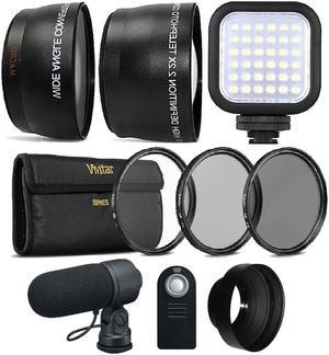 52mm Fisheye Telephoto & Wide Angle Lens Accessory Kit for NIKON D3300 D3200 D3100 D5500 D5300 D5200 D5100 DSLR Cameras