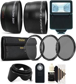 52mm Fisheye Telephoto & Wide Angle Lens + UV CPL ND + Accessory Kit for NIKON D3300 D3200 D3100 D5500 D5300 D5200 D5100