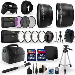 Vivitar Deluxe Accessory Kit for Canon EOS T6 / 1300D Digital SLR Camera Vivitar Deluxe Accessory Kit for Canon EOS T6 / 1300D Digital SLR Camera