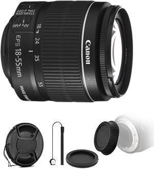 Canon EF-S 18-55mm f/3.5-5.6 IS II Lens for Canon 70D 80D 77D and Accessory Bundle