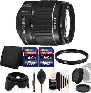 Canon EF-S 18-55mm f/3.5-5.6 IS II Lens for Canon 70D 80D 77D and Accessory Kit