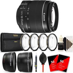 Canon EF-S 18-55mm f/3.5-5.6 IS II Lens for Canon T7 T7i T6 and Ultimate Accessory Kit
