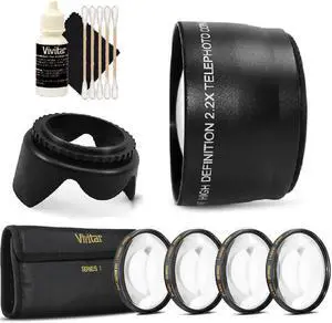 Vivitar 52mm Telephoto Lens Kit for Nikon D7100,D7200 and All Nikon DSLR Camera