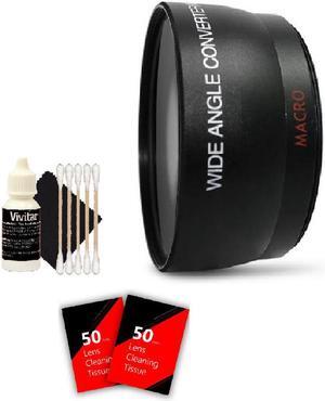 Vivitar 52mm Wide Angle Lens Kit for Canon EOS 70D,80D & All Canon DSLR Camera