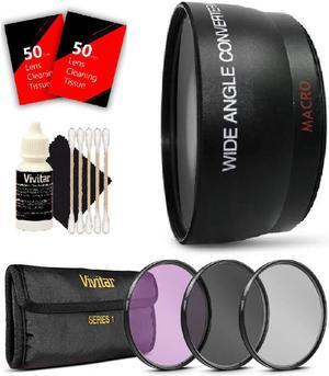 Vivitar 52mm Wide Angle Lens Kit for Nikon D3200,D3300 and All Nikon DSLR Camera
