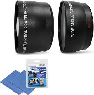 Vivitar 52mm Wide Angle Lens Kit for Canon EOS Rebel T4i T6 T5 & All Canon DSLR Camera