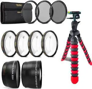 52mm Fisheye Wide Angle and Telephoto Lens Accessory KIT For NIKON DSLR Camera