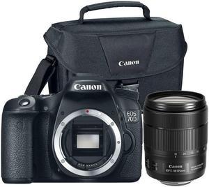 Canon EOS 70D 202MP DSLR Camera with 18135mm USM Lens and Camera Case