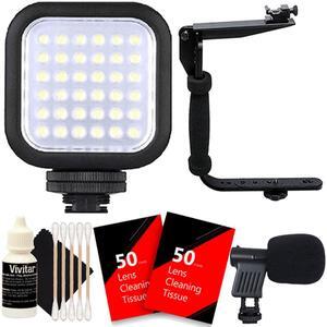 Bower Compact LED Video Light with Accessories