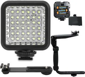 Vidpro LED-36X Photo & Video LED Light w/ Flash Bracket for Cameras & Camcorders
