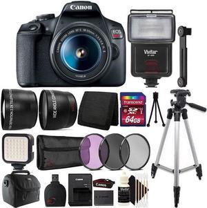 Canon EOS Rebel T7 DSLR Camera with 18-55mm Lens + 64GB Accessory Kit