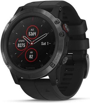 Garmin fenix 5X Plus Sapphire Black with Black Band 5X Plus Sapphire Black with Black Band