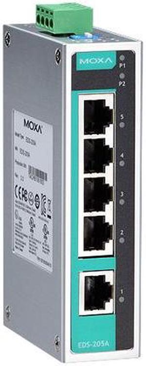 Moxa EDS-205A - Unmanaged Ethernet switch