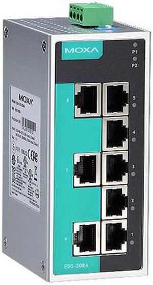 Moxa EDS-208A-T - Unmanaged Ethernet switch