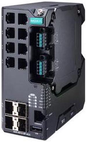 Moxa EDS-4012-8P-4GS-LVB - Managed Gigabit Ethernet switch