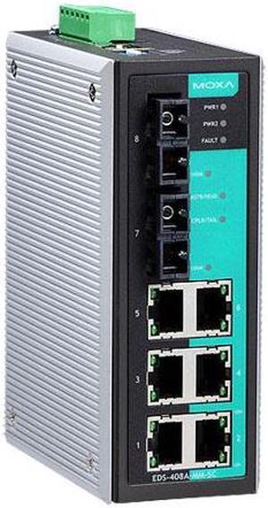 Moxa EDS-408A-SS-SC-T - Entry-level managed Ethernet switch