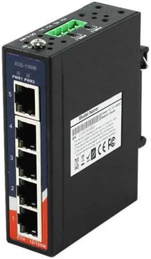 IGS-150B - Compact size 5x 10/100/1000TX (RJ-45)