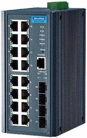 EKI-7720G-4FI-AU - 16G+4SFP Port Managed Ethernet Switch W