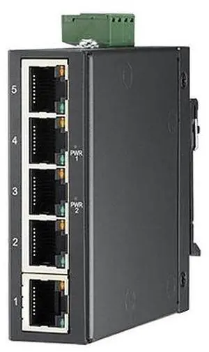 Advantech BB-ESW105-A - 5 FE Unmanaged Switch w/Wide Temp. Low