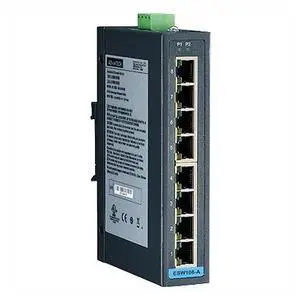 Advantech ESW108-A - ETN UNMANAGED SWITCH 8 COPPER, 1 MULTI-MODE LC