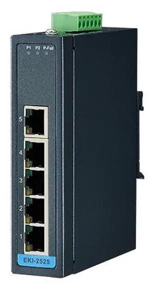 Advantech 5-Port Ethernet Switch w/ Wide Temp