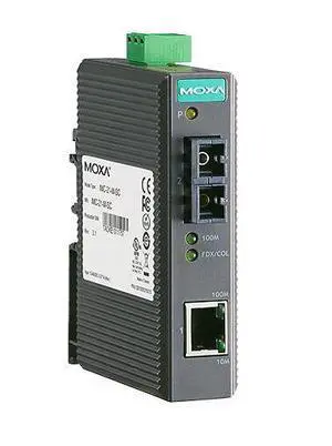 Moxa IMC-21-S-SC - Entry-level Industrial Media Converter, single mode, SC, -10 to 60  Degree C