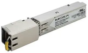 Moxa SFP-1GTXRJ45-T - SFP module with 10/100/1000 Base-T port, RJ-45 Connector, -40~75 Degree C Operation Temperature