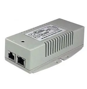 Tycon Systems TP-DC-2448GDx2-HP - 18-36VDC IN,  Qty 2 Ports 802.3af/at 56VDC 21W OUT  DC to DC Converter and Gigabit PoE inserte