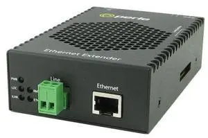 Perle 06003670 eX-1S1110-TB-XT - Gigabit Industrial Temperature Ethernet Extender - 1 port 10/100/1000Base-T (RJ-45) . 2-pin Ter