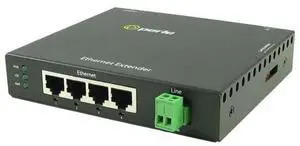 Perle 06003884 eX-KIT44-S110-TB - Fast Ethernet Extender Kit - 1 pair of 4 port eX-4S110-TB Ethernet Extenders - USA Power Cord