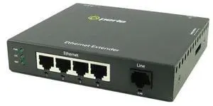 Perle 06003864 eX-KIT44-S110-RJ - Fast Ethernet Extender Kit - 1 pair of 4 port eX-4S110-RJ Ethernet Extenders - USA Power Cord
