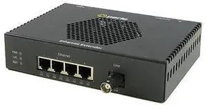 Perle 06004744 eXP-4S1110E-BNC - Gigabit Ethernet Stand-Alone PoE Ethernet Extender - 4 port 10/100/1000Base-T (RJ-45) . BNC Int